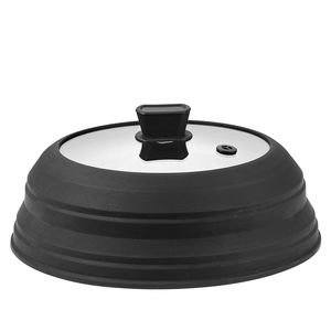 Tappetino Antispruzzi Pieghevole in Silicone Temperato per Microonde da 27,4 cm, Resistente al Calore fino a 260°C, Manicotti Protettivi per Alimenti - Product Image 6