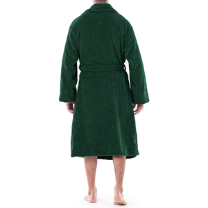 Peignoirs pour hommes légers en coton gaufré style kimono, pour l'été et le spa, vente en gros - Product Image 3