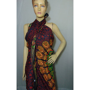 Pareos de Diseño Moderno, Ropa de Playa de Moda para Mujer, Sarong de Rayón Suave Estampado Personalizado de Alta Calidad, 70x45 Pulgadas, Algodón y Seda - Product Image 1