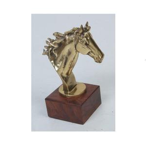 Luxury Design Aluminium Casting Horse Ornament Lightweight Decorative Statue with Polished Surface for Home <b>Shelves</b> Office <b>Desks</b> - Product Image 2