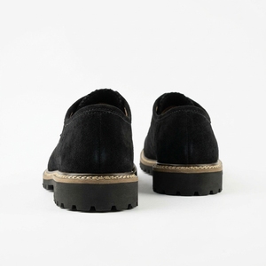 STALWART IMPEX Zapatos de Hombre Negros con Parte Superior de PU, Punta Redonda, Cordones, Impermeables, Entresuela de Cuero Genuino y Suela de Goma Antideslizante - Product Image 3