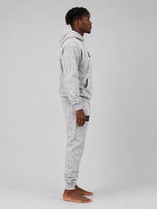 Ensemble de survêtement homme oversize délavé à l'acide, sweat à capuche et pantalon de jogging fuselé en mélange de coton doux, idéal pour l'entraînement et la détente - Product Image 5