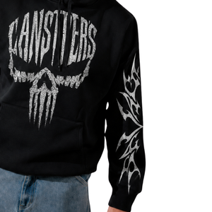 Customized Men Oversized Pullover Hoodie Front <b>Back</b> Sleeve Pocket Design Print <b>Drop</b> Shoulder Streetwear 100% Cotton Fleece OEM - Product Image 5