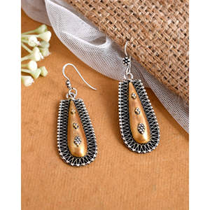 Pendientes de Plata Meera Jaipur Sandhya Fashion Drop - Product Image 3