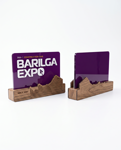 Custom Color-Printed Acrylic Bronze Award Trophy Engraved Logo Offset Printed Recyclable Durable Promotional Brands Marketing - Product Image 4