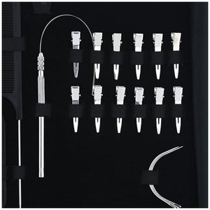 Outils et kits professionnels en acier inoxydable pour extensions de cheveux, perruques en dentelle, état neuf, style tendance, vente chaude, kit d'outils pour extensions de cheveux à bandes adhésives - Product Image 2