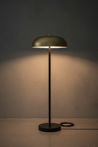 Lámpara de Pie Moderna con Forma de Hongo, Lámpara de Lectura de Metal Dorado Estilo Mid-Century, Decoración Minimalista para el Hogar, Iluminación Interior al por Mayor - Product Image 1