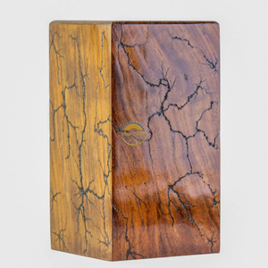 Urne funéraire en bois de rose sculptée à la main AYAANS, très vendue, pour cendres d'adultes, urnes funéraires en gros (6X6X11)IN - Product Image 3