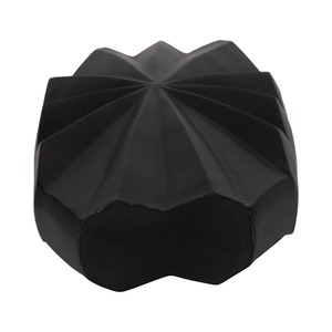 Vase de table moderne en métal noir Dune Bloom, design minimaliste, 10x8x3 pouces, pour eau, décoration de mariage - Product Image 6
