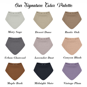 Bavoirs pour bébé style bandana, doux et absorbants en coton - Product Image 2