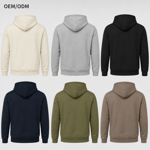 Sweat-shirts pour hommes X Sports City en coton et polyester 300 GSM avec impression sérigraphiée en relief, broderie tonale, étiquette personnalisée, cordons de serrage sur les manches et étiquette. - Product Image 2