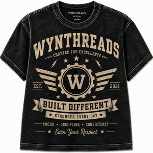 T-shirt tricoté pour homme, délavé à l'acide, 100% coton, col rond côtelé, coupe classique, manches courtes, haute qualité, logo personnalisé, vente en gros - Product Image 3