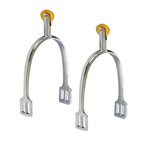 Espuelas de equitación western para principiantes, de acero inoxidable, diseño personalizado, alta calidad, venta al por mayor. - Product Image 4