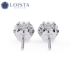 Pendientes de Diamantes Cultivados en Laboratorio con Certificación IGI Gia HPHT CVD, Pendientes de Oro, Joyería de Diamantes Cultivados en Laboratorio - Product Image 4