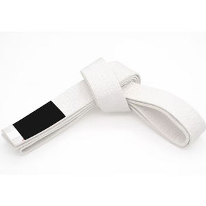 Ceintures de karaté de qualité supérieure OEM pour hommes et femmes / Ceintures BJJ personnalisées avec logo, prix de gros, fabriquées sur mesure, en vente au Pakistan - Product Image 1
