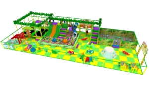 Indoor Plastic Play Center with Ball Pool <b>Slide</b> Climbing Wall for Kids Commercial Playground - Product Image 6