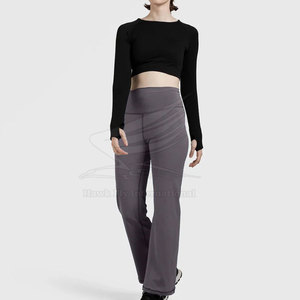 Custom Logo Fitness Wear Women <b>Flare</b> <b>Leggings</b> New Arrival Women <b>Flare</b> <b>Legging</b> Custom Size Women <b>Flare</b> <b>Legging</b> - Product Image 5