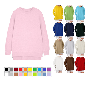 Sudaderas de Invierno Tejidas Extra Grandes para Mujer, Cuello Redondo, Estilo Hip Hop, Viscosa/Poliéster, Antiarrugas, Transpirables, ODM - Product Image 4