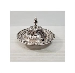Hammered Design Dark Butter Dish Stylish Metal Butter <b>Storage</b> <b>Container</b> Perfect For <b>Kitchen</b> Dining And Table Serveware - Product Image 3