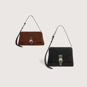 Bolso Tote de Cuero Genuino para Mujer, Bolso de Gamuza de Gran Capacidad, Bolso de Hombro Cruzado de Piel Vacuna con Cremallera, de Alta Calidad - Product Image 6