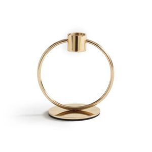 Modern Gold Metal <b>Ring</b> Candle Holder Minimalist Iron <b>Circle</b> Candlestick Stand Home Decor Wedding Table Centerpiece - Product Image 1