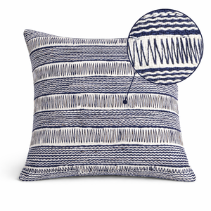 Housse de coussin décorative en coton rayé moderne, taie d'oreiller pour canapé, salon, chambre à coucher, maison, disponible pour une livraison mondiale - Product Image 4