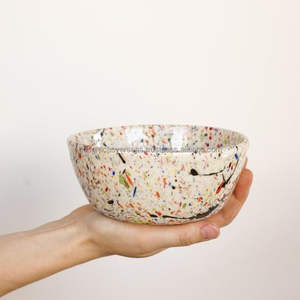 Plato de fruta de cerámica redondo blanco hecho a mano, decoración nórdica para el hogar, mesa Interior, escritorio, plato de fruta gratis, cuencos decorativos - Product Image 4