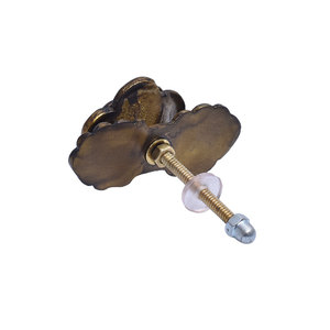 Accessoires de quincaillerie : Poignée décorative en laiton doré pour armoire, porte, tiroir, penderie, commode et autres meubles - Product Image 4