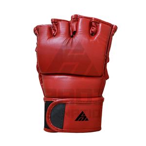 Gants de boxe MMA PU pour hommes avec service OEM Gant de MMA demi-doigt pour hommes fabriqué au Pakistan en matériaux durables Meilleur prix - Product Image 1