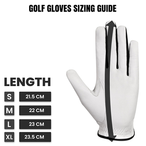 Gants de golf en cuir de mouton antidérapants en gros, logo personnalisé, matière douce, ajustement parfait, pour femmes et hommes - Product Image 6