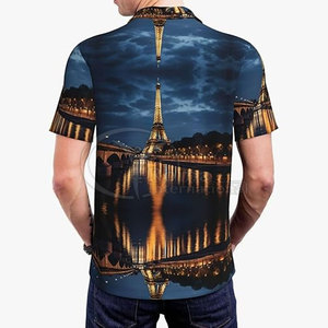Camiseta Polo Sublimada para Hombre, Talla Grande, Diseño Personalizado, de Alta Calidad, Secado Rápido, Bajo MOQ, 2026 - Product Image 5