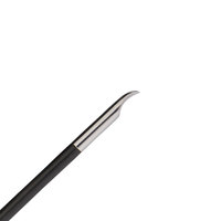 Pousse-cuticules réutilisable en acier inoxydable à double tête Pure Finish avec poignée texturée pour un meilleur contrôle et un confort optimal