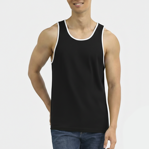 Camisetas sin Mangas para Hombre al por Mayor, de Alta Calidad, con Logotipo Personalizado, Color Sólido, Tallas Grandes, Transpirables, para Gimnasio y Entrenamiento - Product Image 4