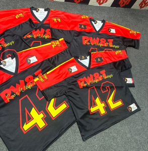 American Football Jersey Sublimation Design Baggy Mesh Jerseys New Style Men Sportswear Sublimated American Football Jerseys - Product Image 4