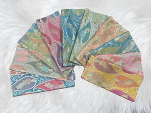 Tela Brocada Rangkat de Seda 100% Orgánica de Alta Calidad, con Patrón Jacquard, Ecológica, de Peso Medio, para Vestidos de Novia y Niñas - Product Image 5