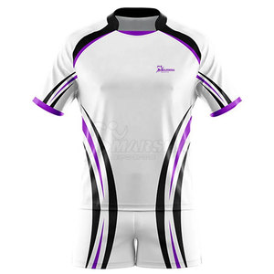 Uniforme de rugby léger, best-seller, de qualité supérieure, fabriqué en tissu 100 % polyester, pour le sport. - Product Image 2