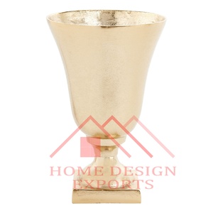 <b>Gold</b> Urns <b>Planter</b> for Wedding Table Centerpieces 2024 New Arrival Premium Quality Antique <b>Gold</b> Flower Urns Vase - Product Image 1