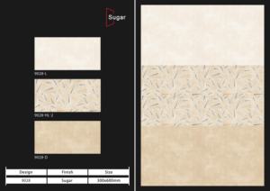 Carreaux muraux en céramique modernes 300x600mm pour salle de bain et cuisine, finition brillante ou mate, texture effet sucre, design mural intérieur luxueux - Product Image 5