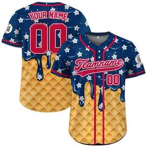 Camiseta de Béisbol y Sóftbol Personalizada para Hombre Adulto, Manga Corta, Transpirable, Ropa Deportiva Ligera, Venta al Por Mayor - Product Image 3