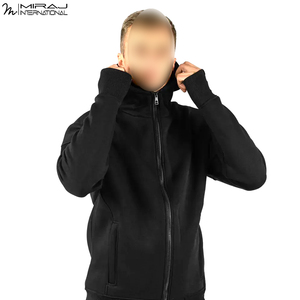 Black Color Good Supplier OEM ODM Service Newest Stylish Lightweight & Comfortable Activewear Soft Cotton Blend For Daily Wear - Product Image 3
