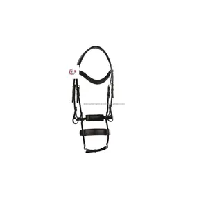 Brida de cuero de caballo Premium de alta calidad con Riendas de tela de alta calidad Productos de caballo de primera categoría - Product Image 1