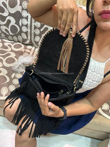 2025 à la mode en cuir de vachette gland Hobo sacs à bandoulière sacs à main bohème frangé sacs à main sacs à bandoulière pour les femmes - Product Image 6