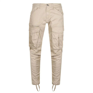 Pantalones Cargo para Hombre de Alta Calidad, Transpirables y Ligeros, de Algodón/Poliéster, Color Sólido, Corte Recto, Cintura Media, Casuales - Product Image 4