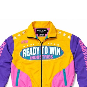 ชุดวอร์ม Ready To Win Industries แบบ unisex แขนยาว สีสันตัดกัน ผ้าโพลีเอสเตอร์ สไตล์ Y2K ระบายอากาศได้ดี เหมาะสำหรับฤดูร้อน - Product Image 2
