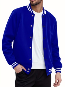 Custom Wool and Leather Chenille Embroidered Red Varsity <b>Jacket</b> - Product Image 1