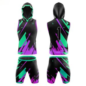 Uniformes de Fútbol 7V7 / 7-on-7 Sublimados Personalizados, Uniformes de Fútbol Americano de Alta Calidad, Ropa Deportiva de Equipo, Transpirable, Tallas Grandes, Verano - Product Image 5