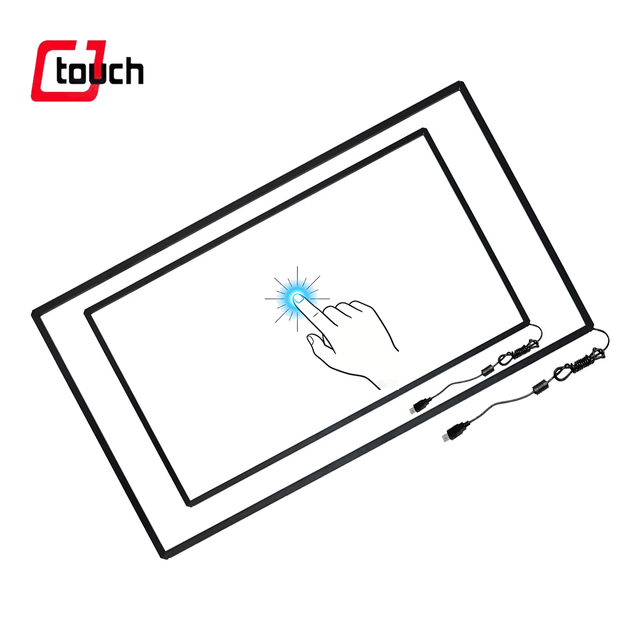32" 43" 55" IR Touch Frame DIY Infrared Touch Screen Overlay Kit Aluminum USB Interface