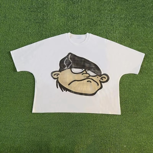 เสื้อยืดทรงบ็อกซี่พิมพ์ลายดิจิทัล แขนสั้น คุณภาพสูง ไซส์ใหญ่พิเศษ สำหรับผู้ชาย ผ้าฝ้าย 100% เป็นมิตรกับสิ่งแวดล้อม รับผลิตจำนวนมากตามสั่ง - Product Image 5