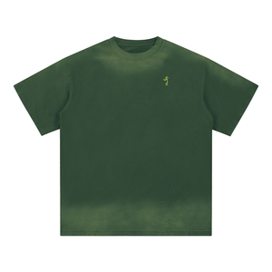Camiseta de Hombre con Efecto Deslavado, 100% Algodón, Estilo Vintage, Oversize, Casual, Streetwear, con Logotipo Personalizado, Transpirable, de Alta Calidad, OEM - Product Image 1