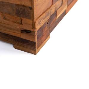 Muebles reciclados otomanos de madera contemporáneos para el hogar, comedor, sala de estar, almacén escolar, para almacén escolar - Product Image 4